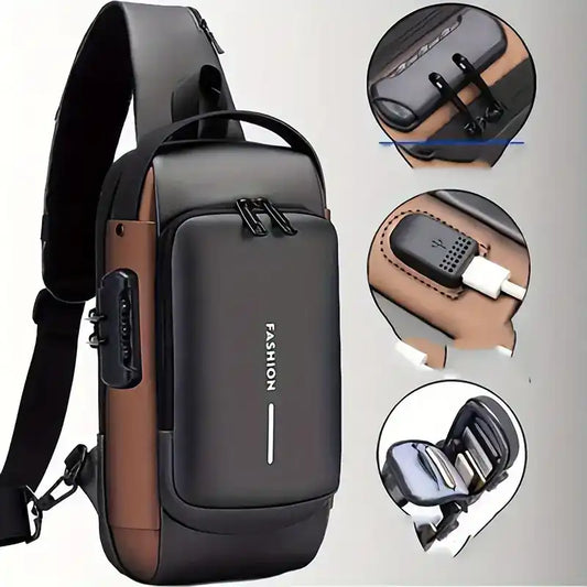 Mochila Antirrobo Impermeable Con Carga USB